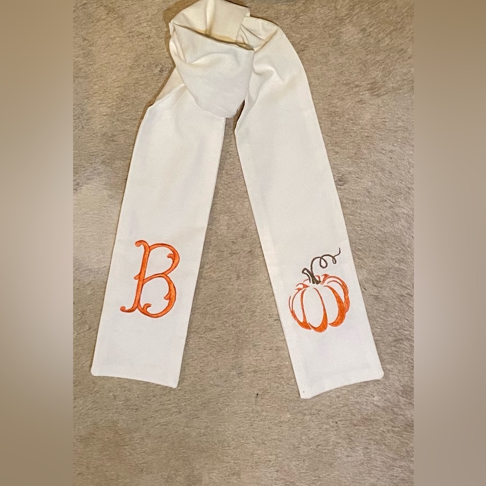 Fall/Thanksgiving Wreath sash .